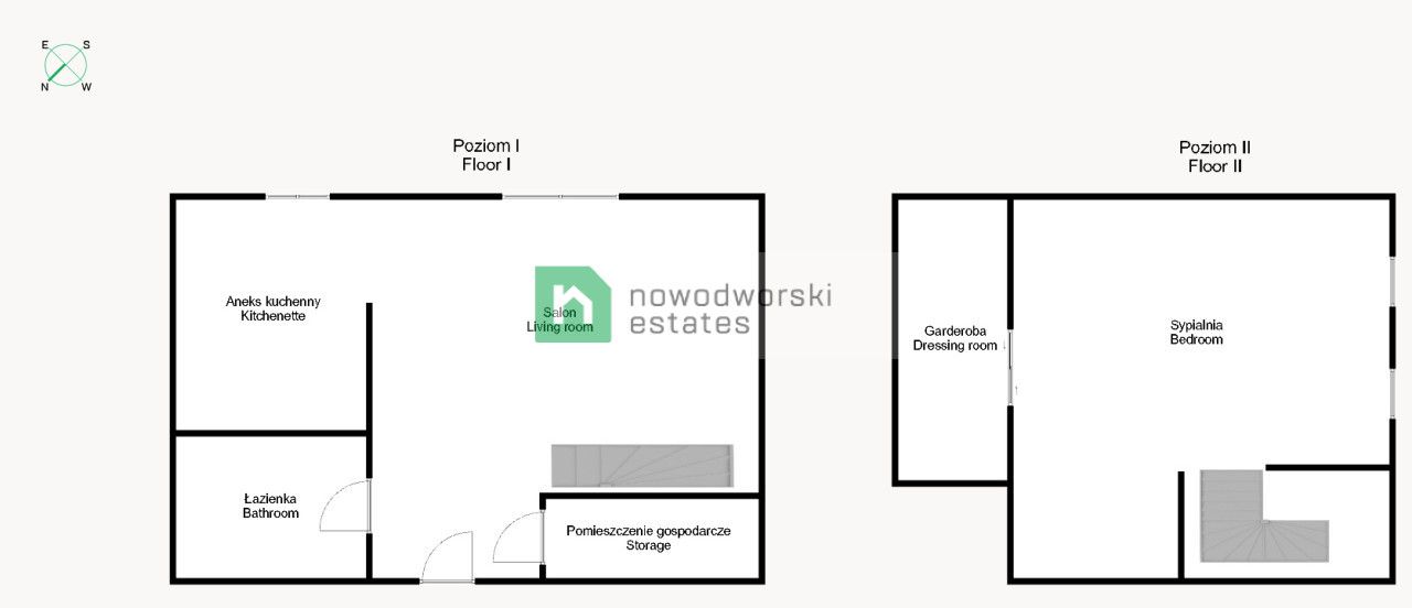 2-poziomowe mieszkanie 54m2 przy ul. Motylkowej - Ołtaszyn - Mieszkanie - Sprzedaż - Wrocław, Krzyki / Ołtaszyn