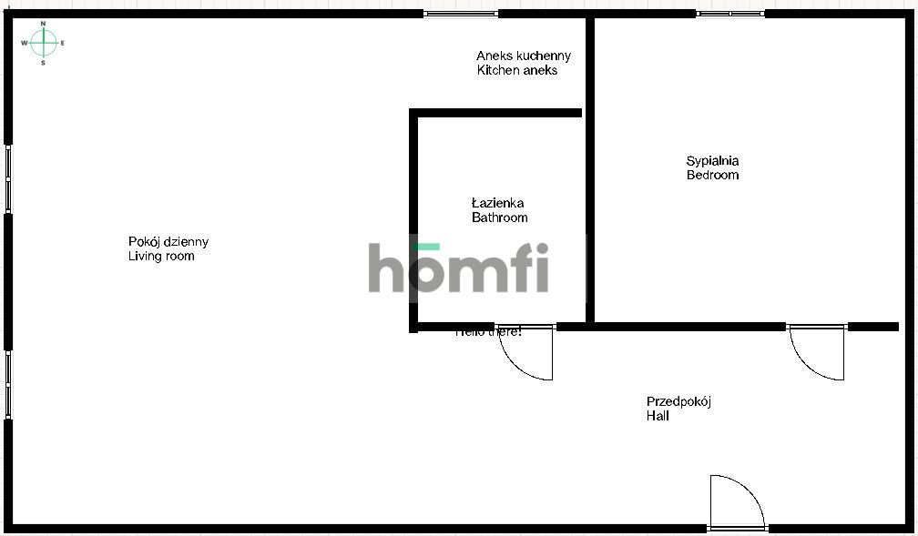 Tworoom apartment very close to the center Apartment Rent