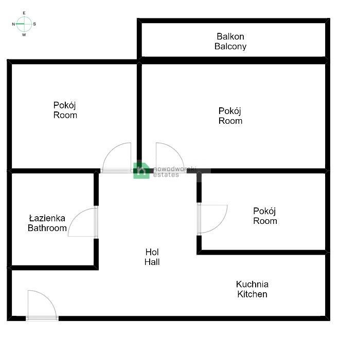 Trzy osobne pokoje! Os. Oswiecenia ! 56m2 - Mieszkanie - Wynajem - Kraków, Nowa Huta / Mistrzejowice