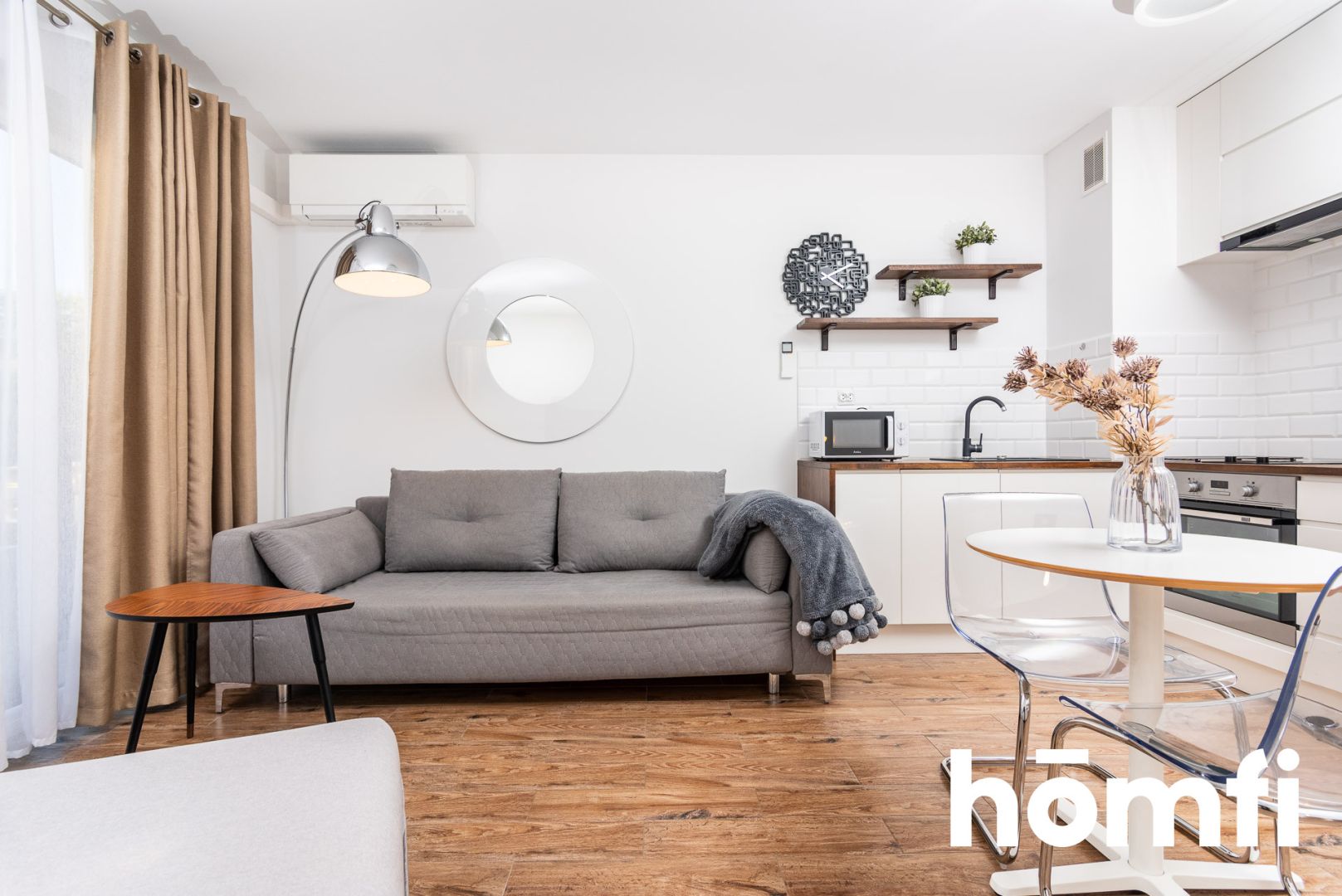 Studio z balkonem | Mateczny | Klimatyzacja - Mieszkanie - Wynajem - Kraków, Podgórze