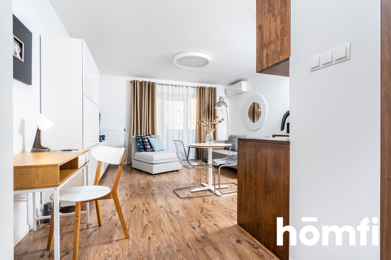 Studio z balkonem | Mateczny | Klimatyzacja - Mieszkanie - Wynajem - Kraków, Podgórze