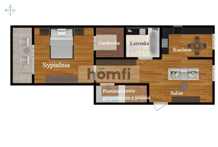 Occasion! 2-room apartment at MOKOTOW - Apartment - Rent - Warszawa