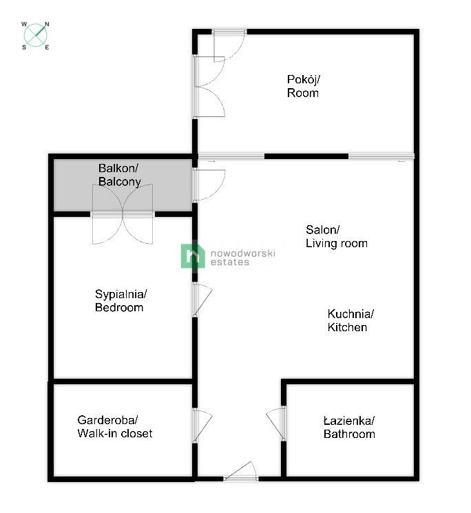 Trzypokojowe mieszkanie z garażem Górników - Mieszkanie - Wynajem - Kraków, Podgórze / Bieżanów-Prokocim