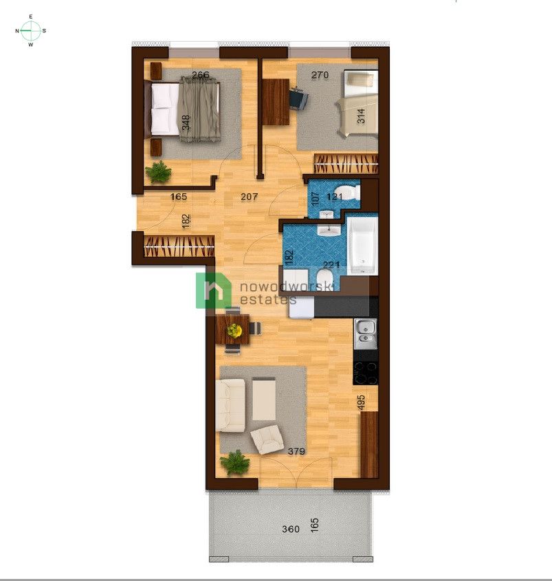 Przytulne trzypokojowe do wejścia, ul. Przewóz - Mieszkanie - Sprzedaż - Kraków, Podgórze / Płaszów