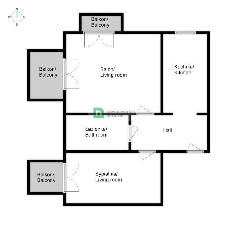 One bedroom apartment Wola Duchacka Gołaśka street - Apartment - Rent - Kraków, Podgórze / Wola Duchacka