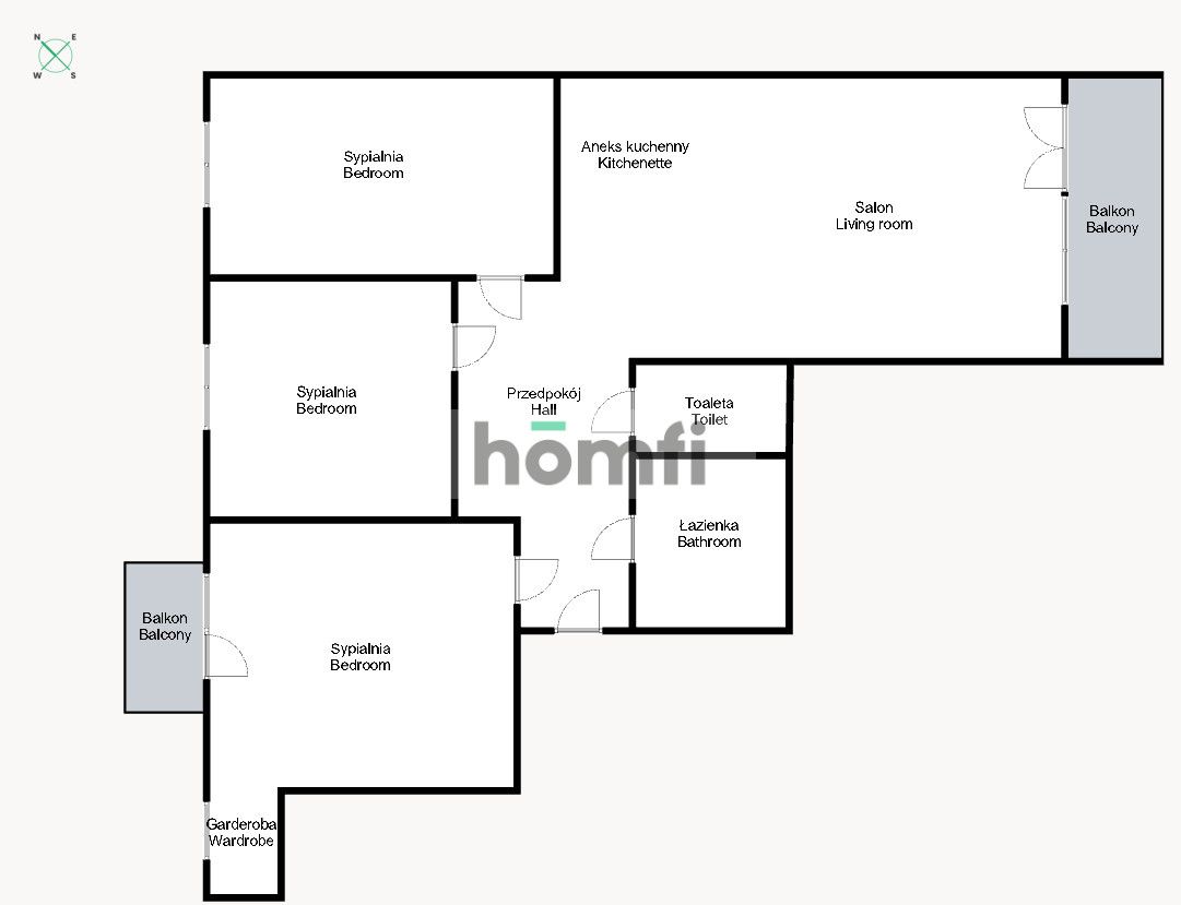 4-pokojowe mieszkanie ul. Tęczowa - Lokum Victoria - Mieszkanie - Sprzedaż - Wrocław, Stare Miasto