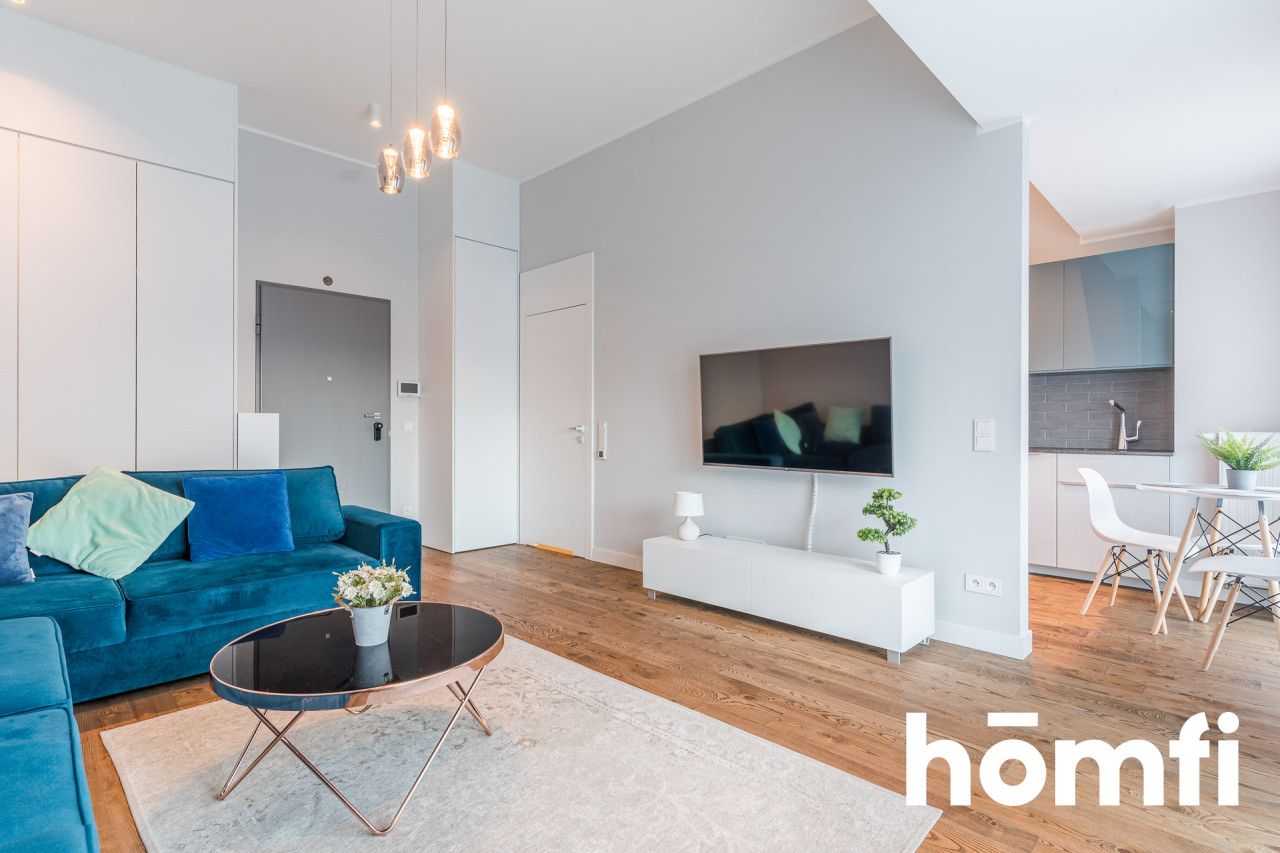 Przestronna kawalerka z wysokim sufitem, Riverview - Mieszkanie - Wynajem - Gdańsk, Śródmieście