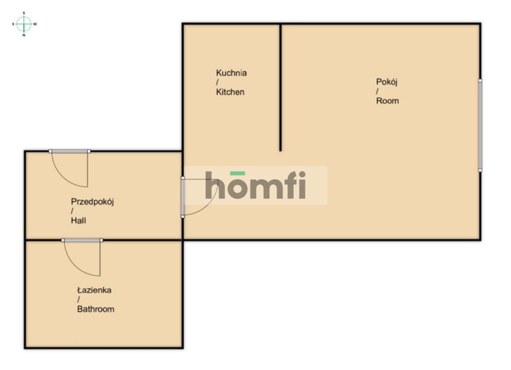 Kawalerka w sercu Kościerzyny - Mieszkanie - Sprzedaż - Kościerski, Kościerzyna