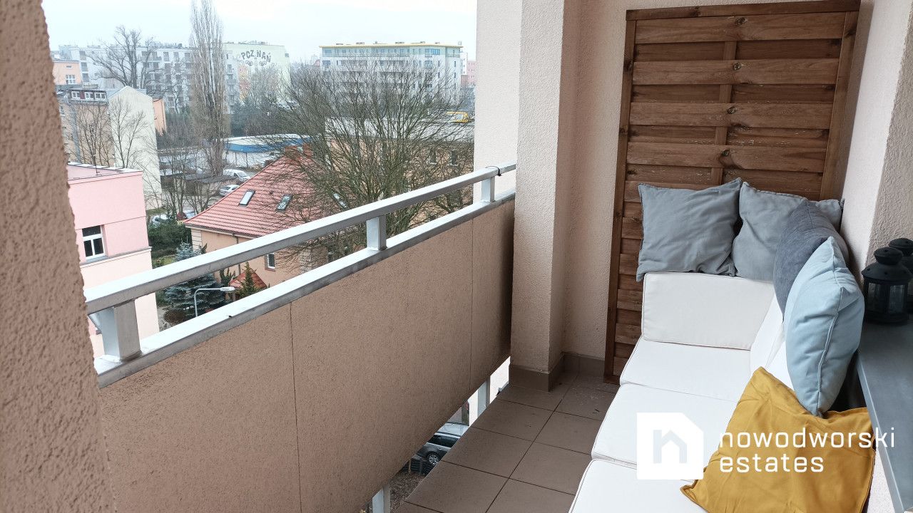New spacious 2-room apartment with balcony - Apartment - Rent - Poznań, Grunwald