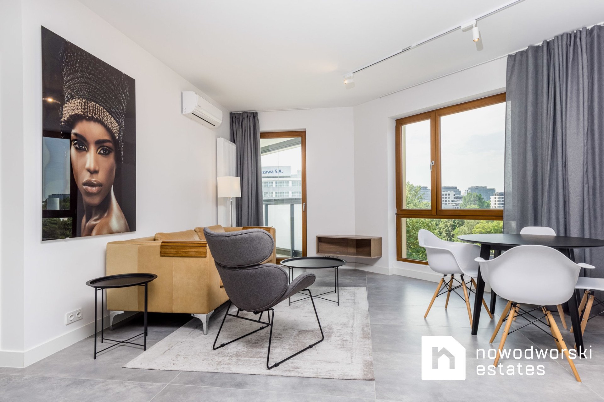 Dwupokojowy apartament obok Ronda Daszyńskiego - Mieszkanie - Wynajem - Warszawa, Wola / Mirów