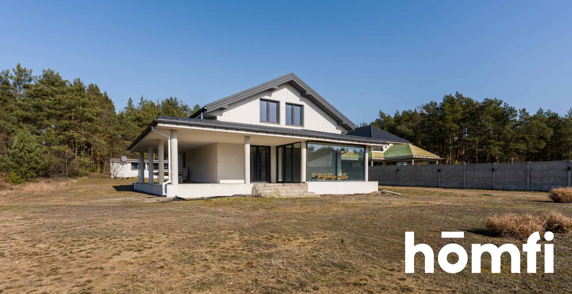 Nowoczesny dom przy lesie z prywatnym stawem | działka 4695 m² | 50 km od Warszawy - Dom - Sprzedaż - Wyszkowski, Wyszków