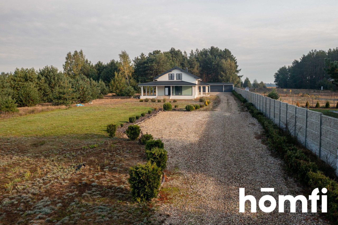Nowoczesny dom przy lesie z prywatnym stawem | działka 4695 m² | 50 km od Warszawy - Dom - Sprzedaż - Wyszkowski, Wyszków
