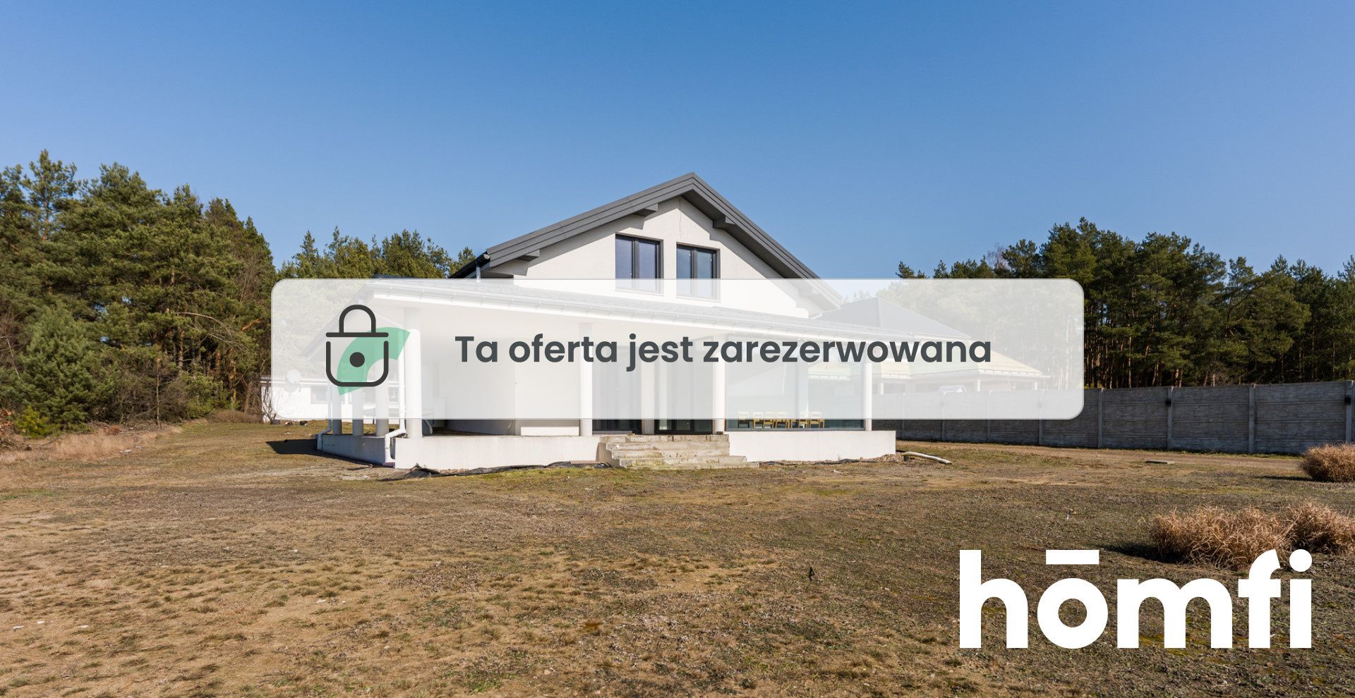 Nowoczesny dom przy lesie z prywatnym stawem | działka 4695 m² | 50 km od Warszawy - Dom - Sprzedaż - Wyszkowski, Wyszków