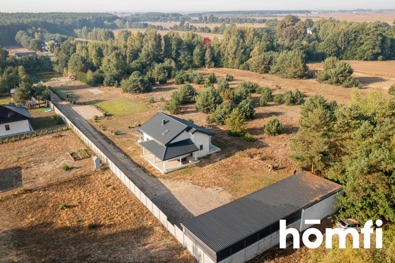 Nowoczesny dom przy lesie z prywatnym stawem | działka 4695 m² | 50 km od Warszawy - Dom - Sprzedaż - Wyszkowski, Wyszków