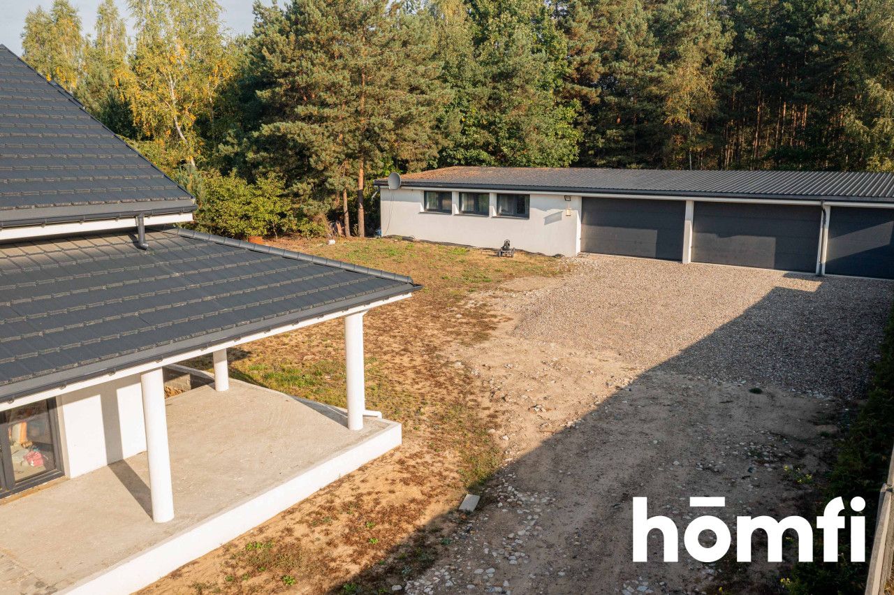 Nowoczesny dom przy lesie z prywatnym stawem | działka 4695 m² | 50 km od Warszawy - Dom - Sprzedaż - Wyszkowski, Wyszków