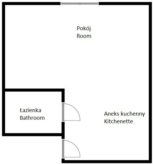 Functional Studio apartment! Plac Bohaterów Getta - Apartment - Rent - Kraków, Podgórze
