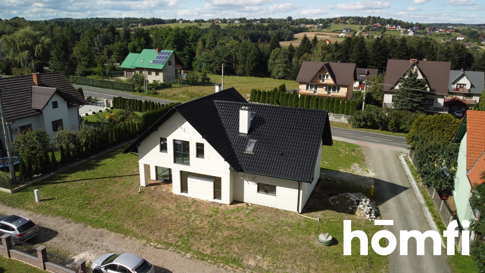 Nowoczesny wolnostojący dom, 10 arów działki, podwyższony standard deweloperski | Łapanów k. Gdowa - Dom - Sprzedaż - Bocheński, Łapanów