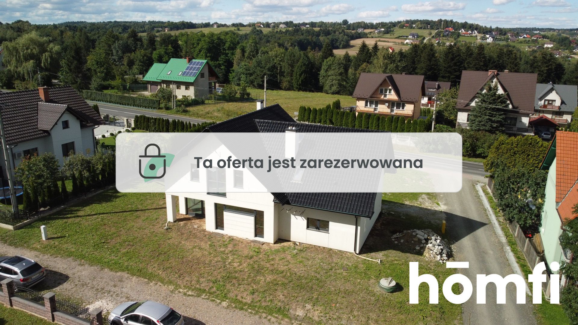 Nowoczesny wolnostojący dom, 10 arów działki, podwyższony standard deweloperski | Łapanów k. Gdowa - Dom - Sprzedaż - Bocheński, Łapanów