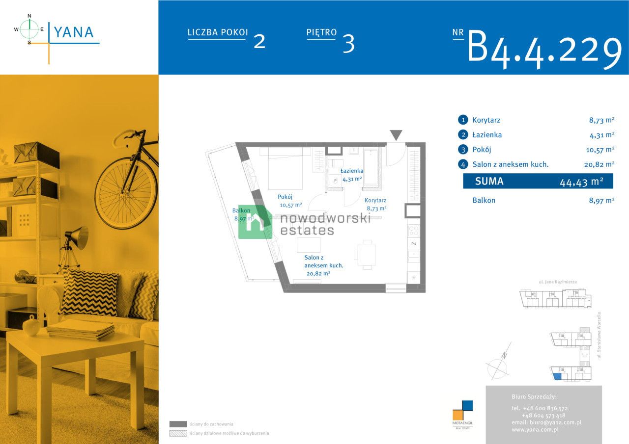 Elegancki apartament osiedle Żoliborz Artystyczny - Mieszkanie - Wynajem - Warszawa, Żoliborz