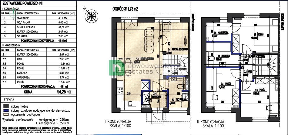 Bliźniak Józefosław - Dom - Sprzedaż - Piaseczyński, Piaseczno / Józefosław