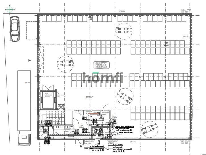 Plot with a construction project for a building of 1856m2, near the city of Krakow, Wieliczka - Commercial premises - Sale - Wielicki, Biskupice / Bodzanów