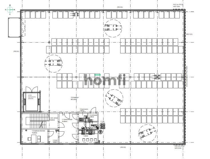Plot with a construction project for a building of 1856m2, near the city of Krakow, Wieliczka - Commercial premises - Sale - Wielicki, Biskupice / Bodzanów