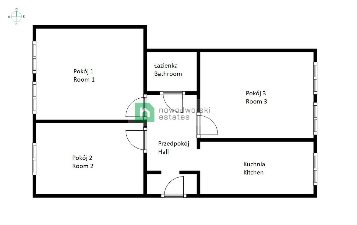 3 pokojowe rozkładowe mieszkanie - Przedmieście Oławskie! - Mieszkanie - Sprzedaż - Wrocław, Krzyki / Przedmieście Oławskie