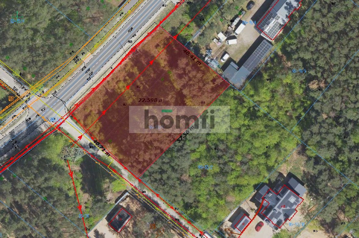 Działka 2256 m² w otoczeniu lasów – Józefów - Działka - Sprzedaż - Otwocki, Józefów
