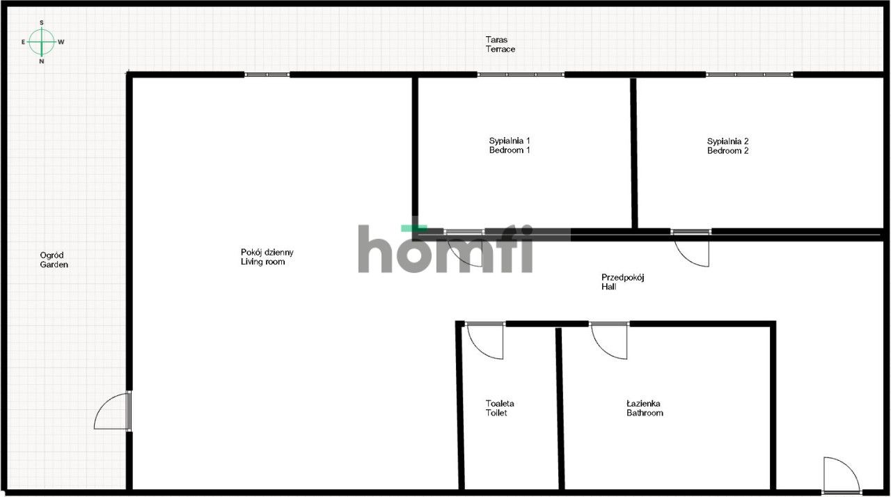 Piękne, duże, 3 pokojowe, mieszkanie z ogródkiem - Mieszkanie - Sprzedaż - Wrocław, Psie Pole / Różanka