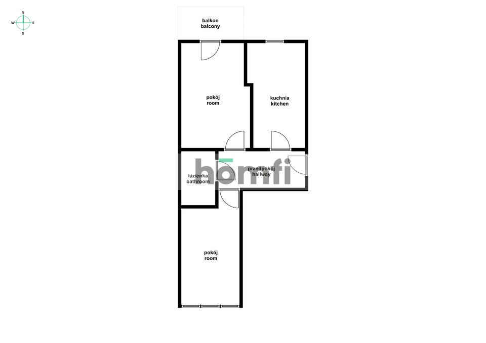 Komfortowe 2 pok z balkonem i garażem - Szczepin - Mieszkanie - Sprzedaż - Wrocław, Stare Miasto / Szczepin
