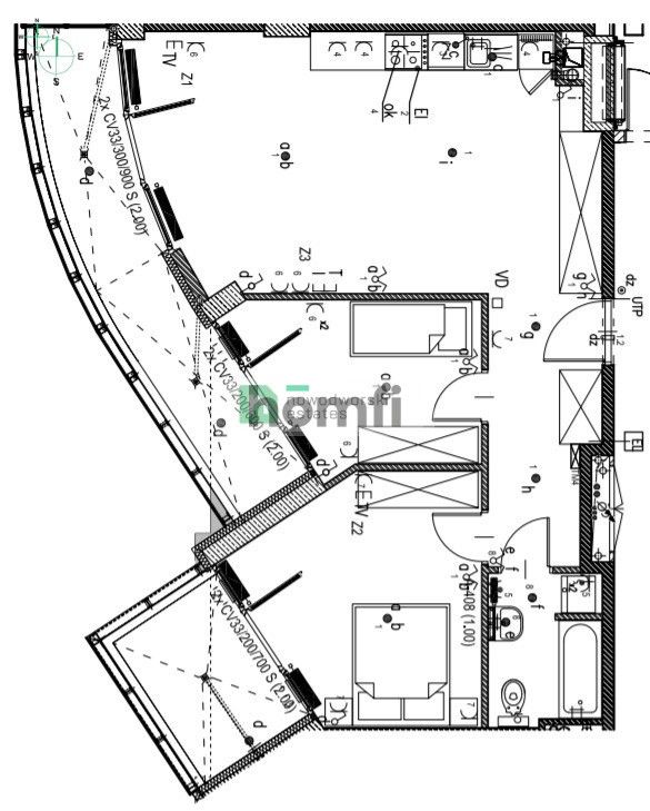 Apartment, 7th floor | Verona terraces | 3 rooms - Apartment - Rent - Kraków, Krowodrza