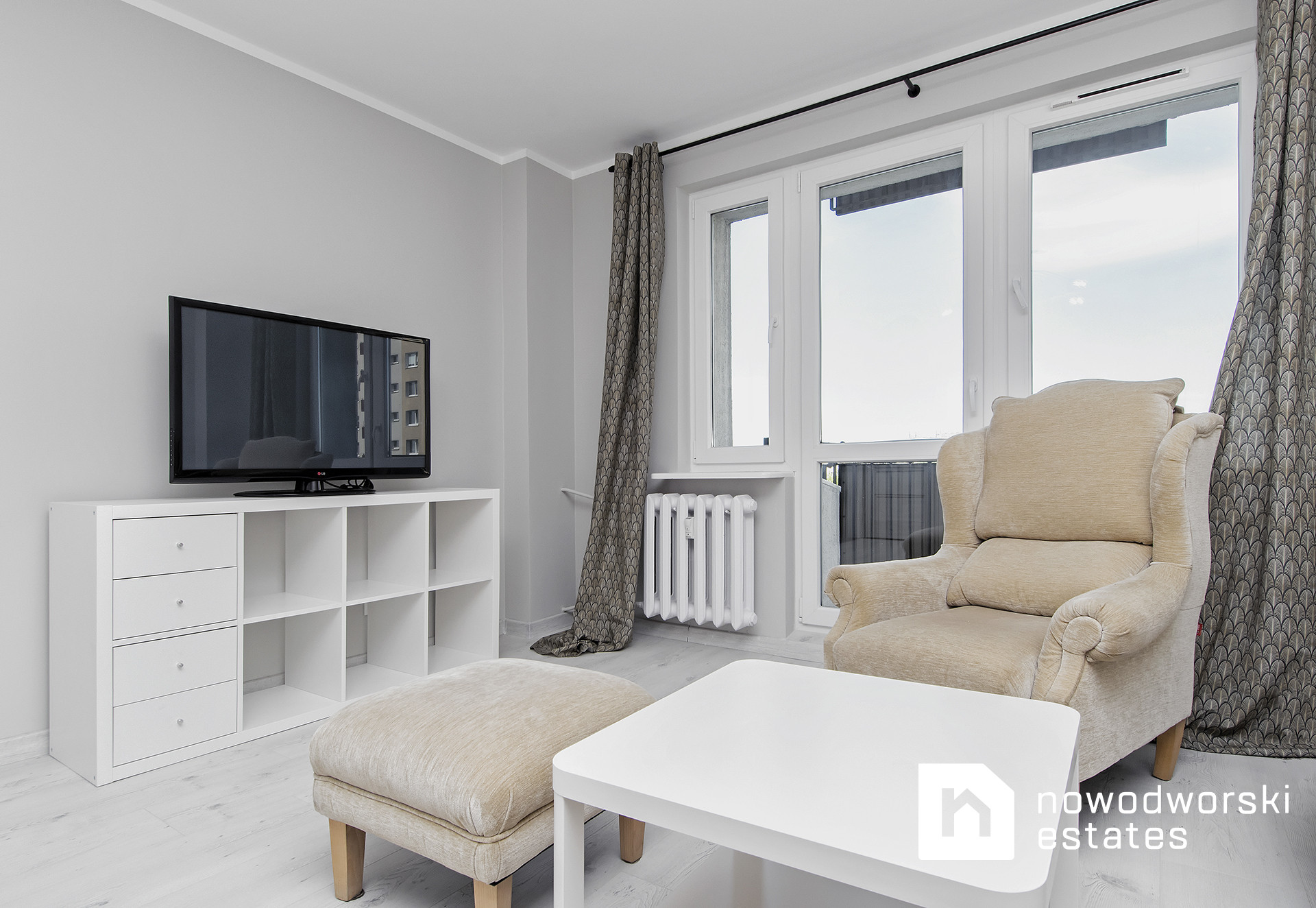 A 3-room apartment for rent in Winogrady on the estate Wichrowe Wzgórze with the area of 63 m2. - Apartment - Rent - Poznań, Stare Miasto