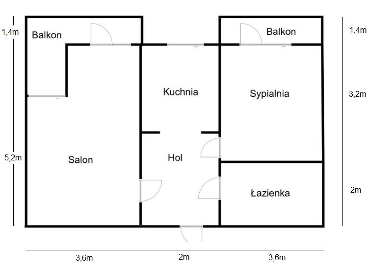 Apartamenty Kaskada | 2 pokoje | 9 piętro - Mieszkanie - Wynajem - Kraków, Śródmieście / Prądnik Czerwony