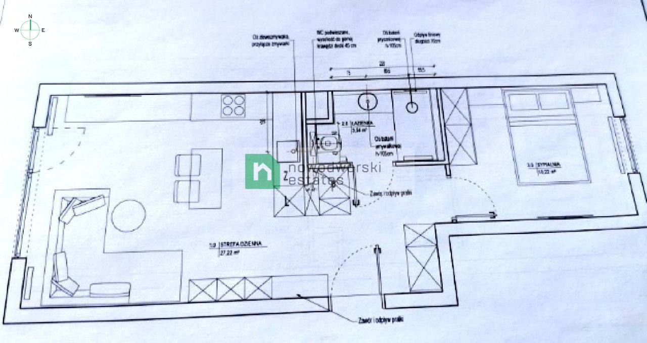 Elegancki apartament 2 pokojowy w sercu Pragi - Mieszkanie - Wynajem - Warszawa, Praga-Południe / Grochów