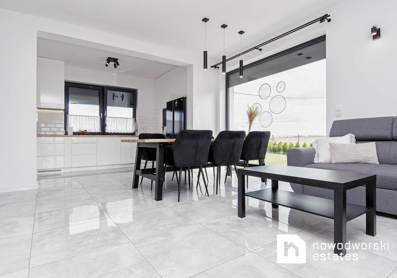 Nowy wykończony dom z pompą ciepła! - Dom - Sprzedaż - Poznański, Pobiedziska / Łagiewniki