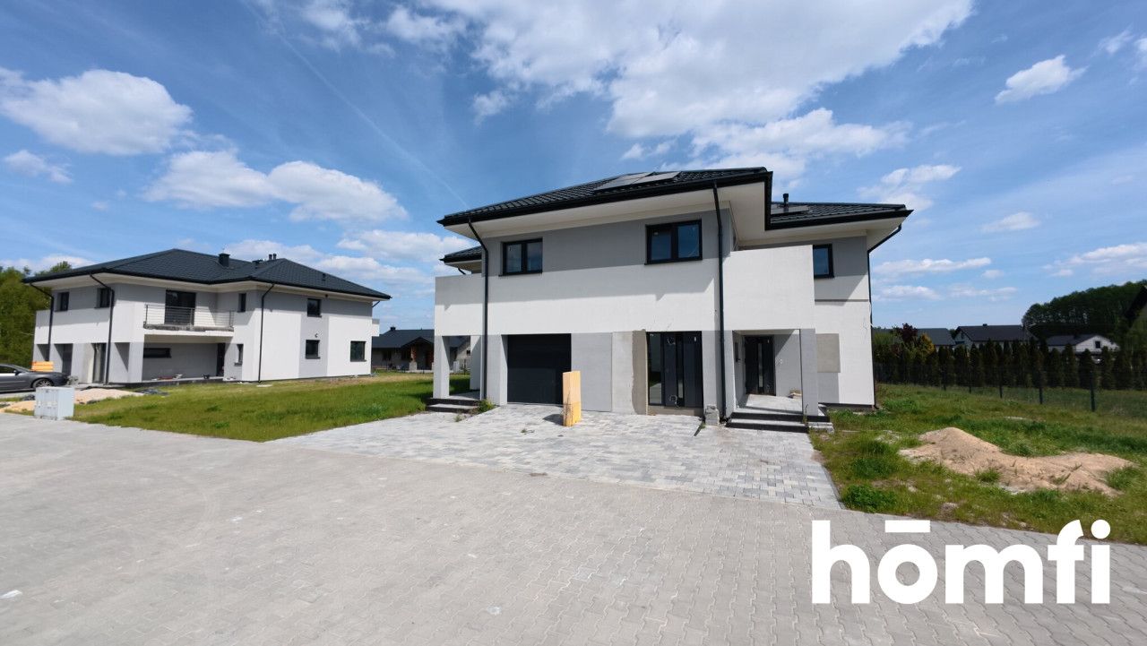 Dom bliźniak z tarasem, bez skosów - Dom - Sprzedaż - Radomski, Jedlińsk / Wielogóra