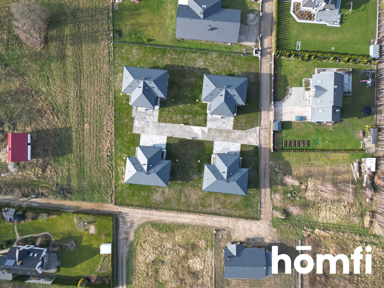 Dom bliźniak z tarasem, bez skosów - Dom - Sprzedaż - Radomski, Jedlińsk / Wielogóra