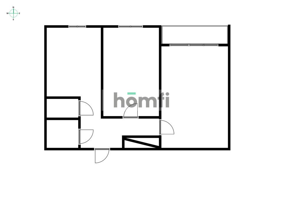 2-pokoje z balkonem na Ratajach - Orła Białego - Mieszkanie - Sprzedaż - Poznań, Nowe Miasto / Rataje