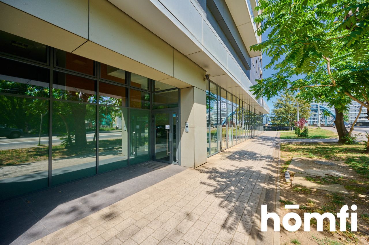 3 rooms apartment with 2 balconies in Odra Tower 4900 PLN - Apartment - Rent - Wrocław, Stare Miasto