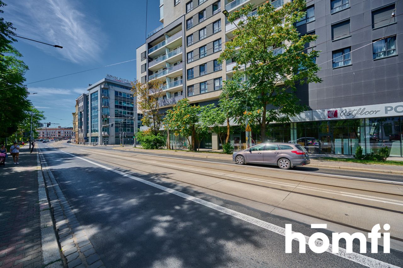 3 rooms apartment with 2 balconies in Odra Tower 4900 PLN - Apartment - Rent - Wrocław, Stare Miasto