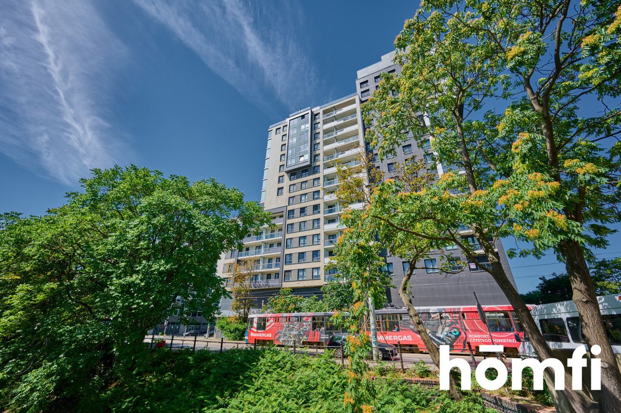 3 rooms apartment with 2 balconies in Odra Tower 4900 PLN - Apartment - Rent - Wrocław, Stare Miasto