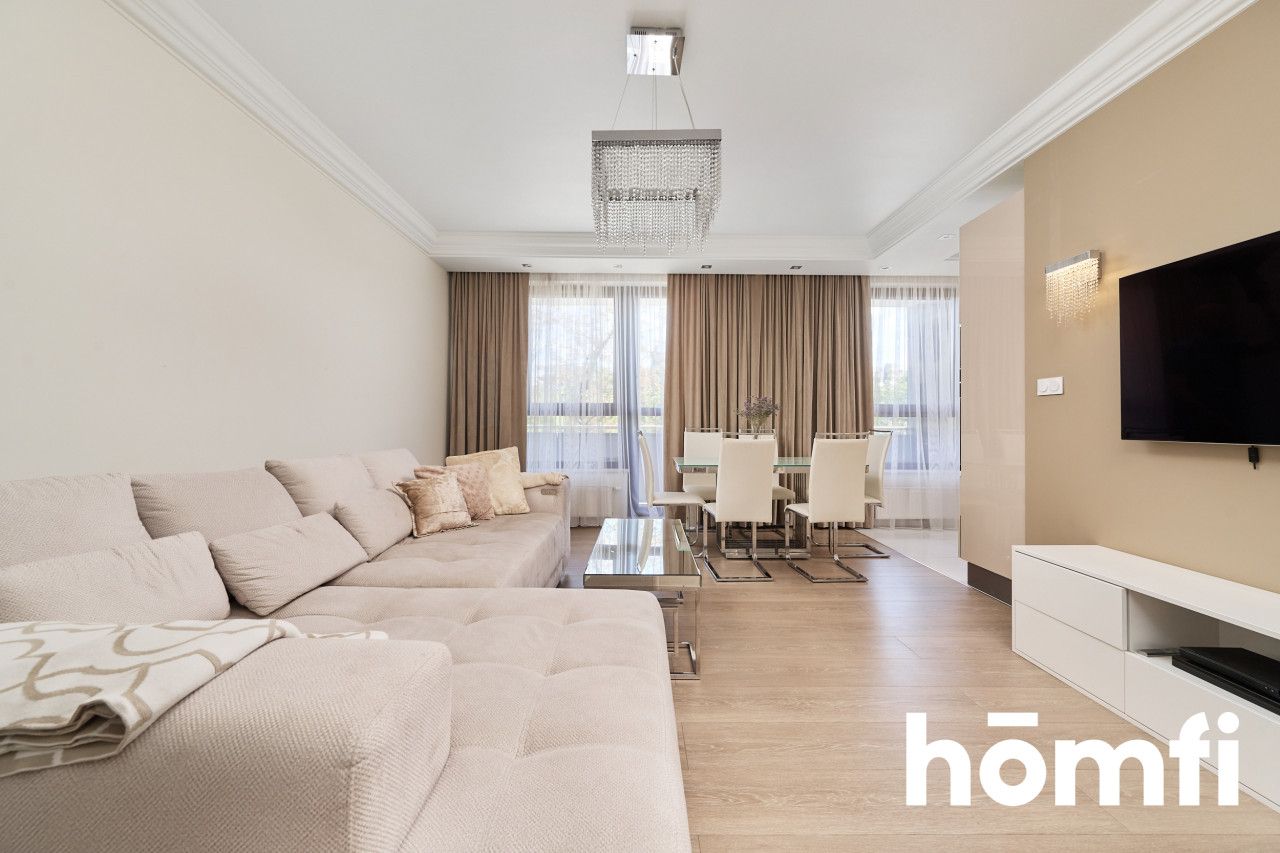 3 rooms apartment with 2 balconies in Odra Tower 4900 PLN - Apartment - Rent - Wrocław, Stare Miasto