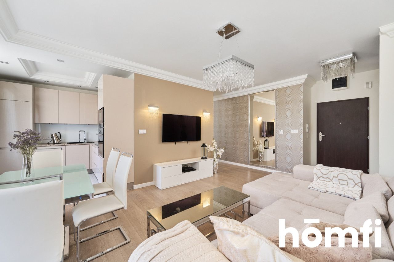 3 rooms apartment with 2 balconies in Odra Tower 4900 PLN - Apartment - Rent - Wrocław, Stare Miasto