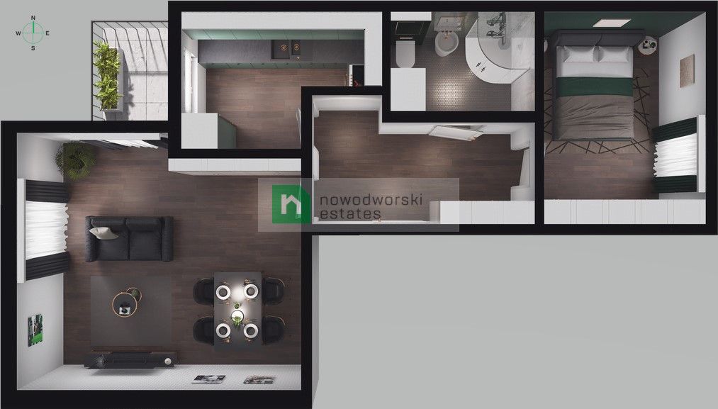 Mieszkanie 2 pokojowe w doskonałej lokalizacji - Mieszkanie - Sprzedaż - Lublin, Wieniawa