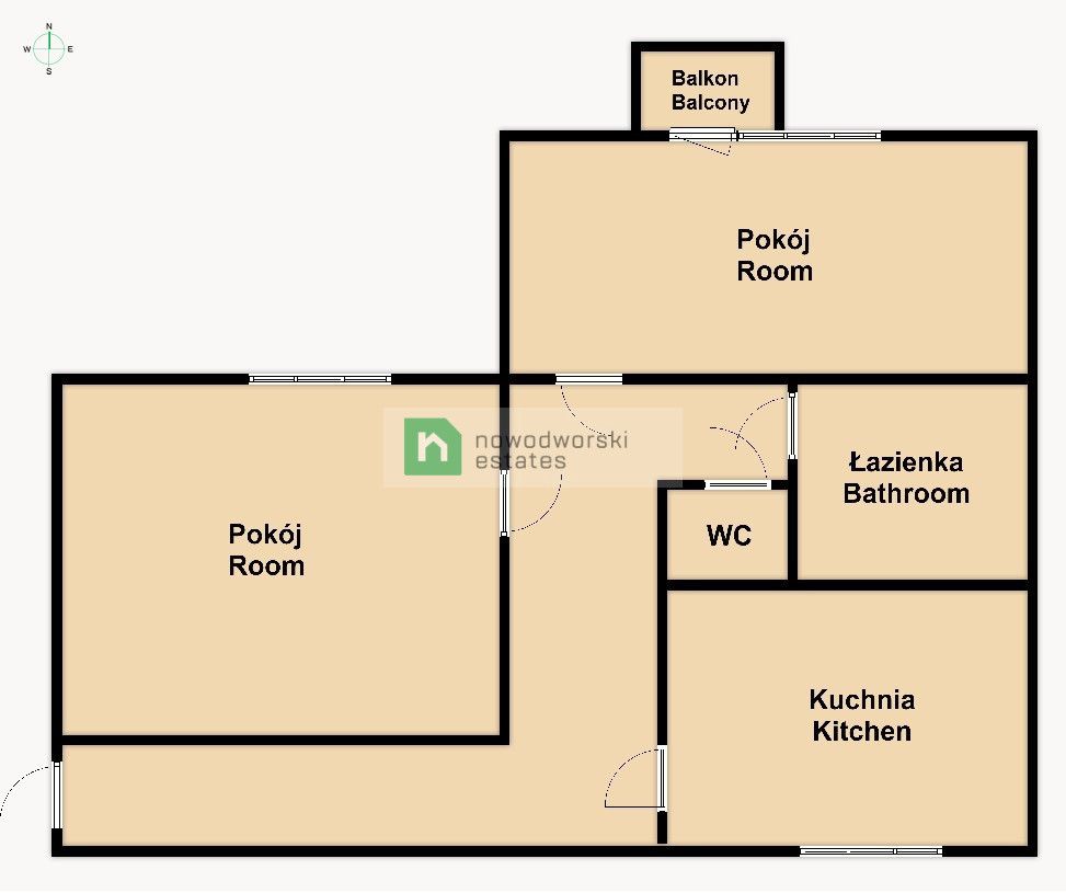 Mieszkanie w doskonałej lokalizacji do remontu - Mieszkanie - Sprzedaż - Kraków, Krowodrza / Bronowice
