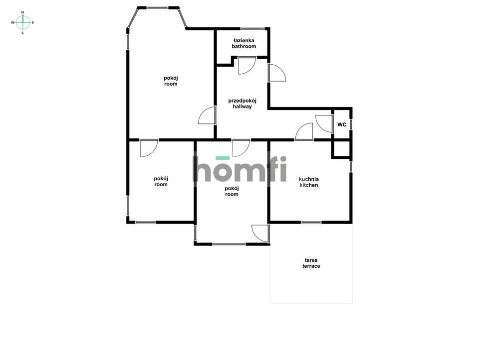 Pół domu na Grabiszynie obok parku ul. Odkrywców - Mieszkanie - Sprzedaż - Wrocław, Fabryczna / Grabiszyn