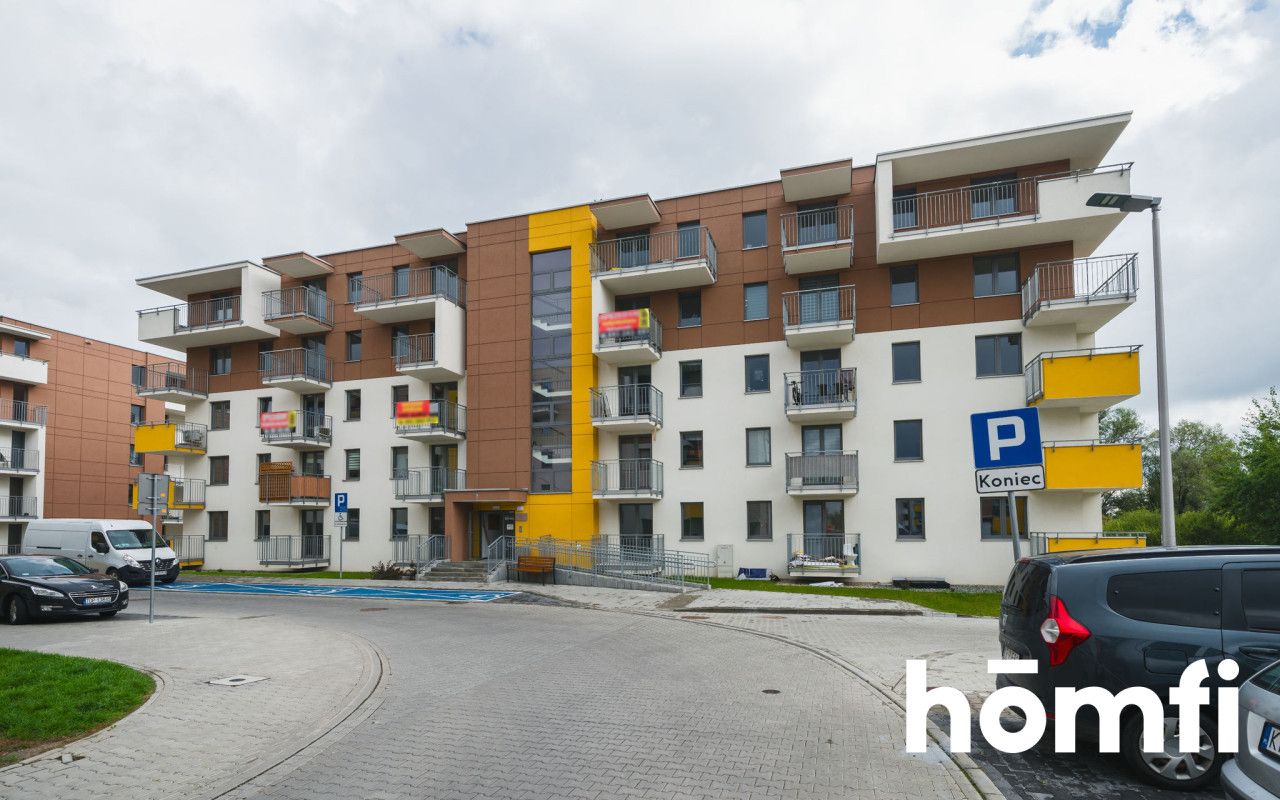 2-pokojowe mieszkanie z dużym balkonem i osobną kuchnią | Domagały | Złocień - Apartment - Rent - Kraków, Podgórze / Bieżanów