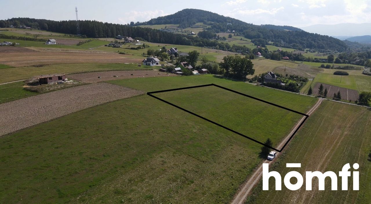 Działka budowlana w Beskidzie Wyspowym z mediami w centrum Przyszowej - Działka - Sprzedaż - Limanowski, Łukowica / Przyszowa