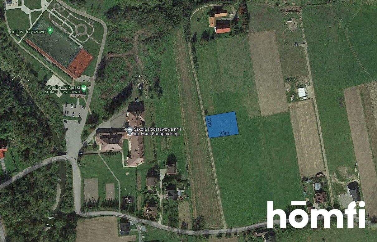 Działka budowlana w Beskidzie Wyspowym z mediami w centrum Przyszowej - Działka - Sprzedaż - Limanowski, Łukowica / Przyszowa