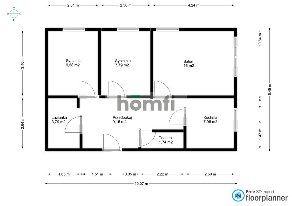 Komfortowe 3 pokoje na wynajem Koralowa - Mieszkanie - Wynajem - Lublin, Węglinek